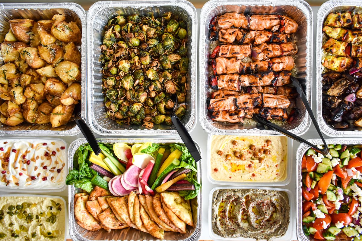 photo of catering favorites from Ema